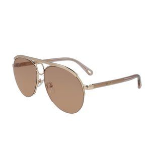 💙HP💙Chloe Romie Gold Frame/Rose Gold Lens Semi-Rimless Aviator Sunglasses 59mm